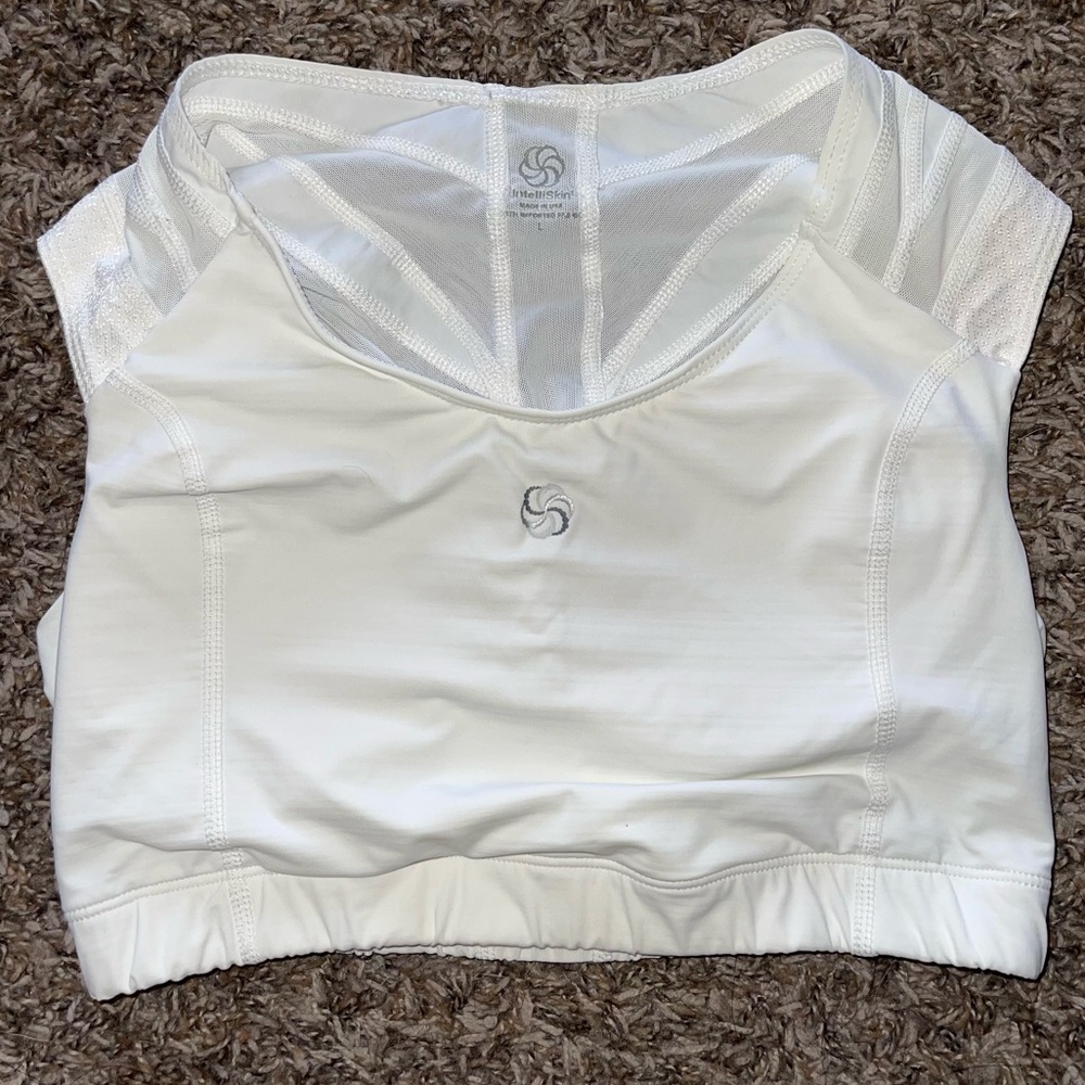 Intelliskin White Mesh Essential Bra